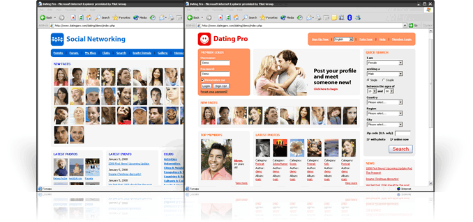 NEW VERSION! PG Dating Pro and PG Social Networking � March 2008!